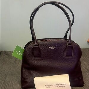 Kate Spade Mahogany Leather Shoulder Bag